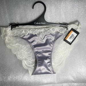 New Calvin Klein lace panties- Black label